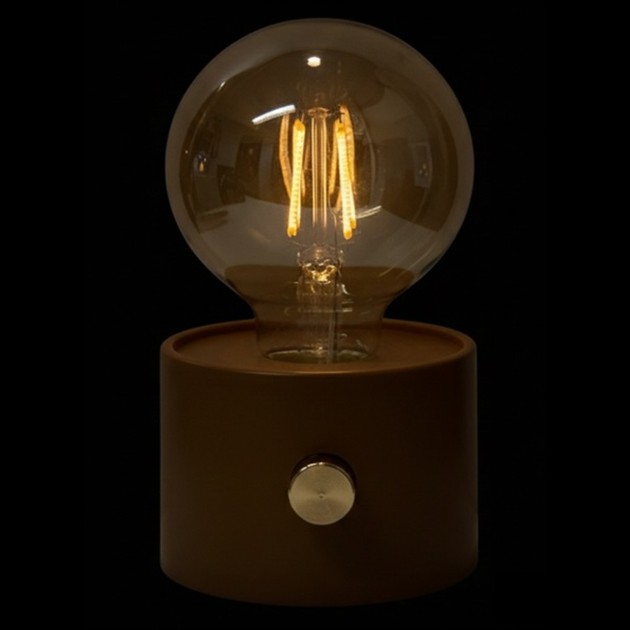 NO CABLE BATTERY brown bordslampa LED